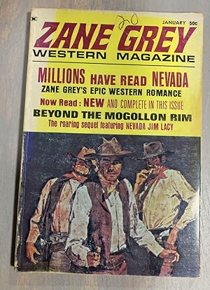 Imagen del vendedor de Zane Grey Western Magazine January 1970 Vol. 1 No. 4 a la venta por biblioboy