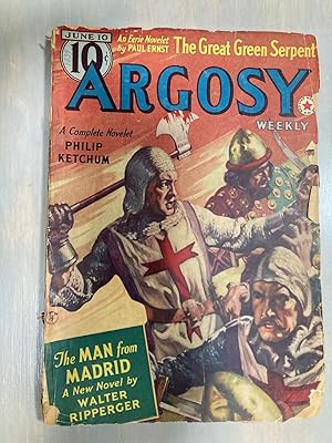 Image du vendeur pour Argosy Weekly for June 10th,1939 // The Photos in this listing are of the magazine that is offered for sale mis en vente par biblioboy