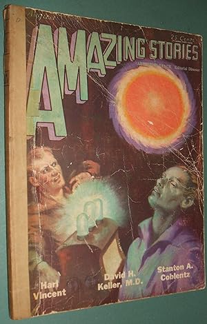 Bild des Verkufers fr Amazing Stories for August 1929 // The Photos in this listing are of the magazine that is offered for sale zum Verkauf von biblioboy
