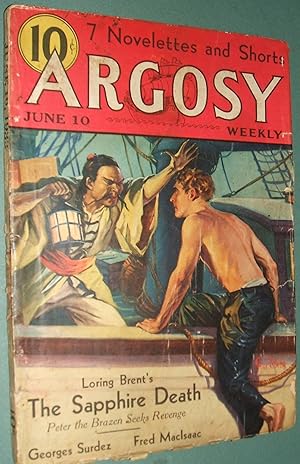 Immagine del venditore per Argosy June 10, 1933 Volume 239 Number 1 venduto da biblioboy