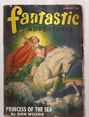 Bild des Verkufers fr Fantastic Adventures January 1947 Volume 9 Number 1 zum Verkauf von biblioboy