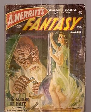 Bild des Verkufers fr A. Merritt's Fantasy Magazine October 1950 Volume 2 Number 1 zum Verkauf von biblioboy