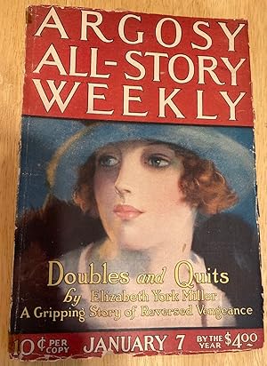 Image du vendeur pour Argosy All-Story Weekly January 7, 1922 Volume CXXXIX Number 5 mis en vente par biblioboy