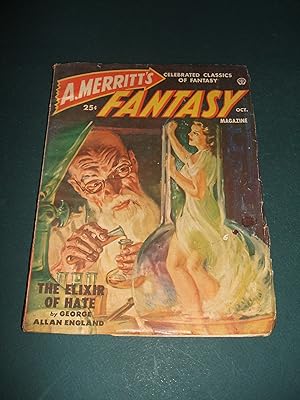 Bild des Verkufers fr A. Merritt's Fantasy Magazine October 1950 Volume 2 Number 1 zum Verkauf von biblioboy