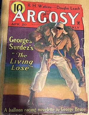Bild des Verkufers fr Argosy April 20, 1935 Volume 255 Number 1 zum Verkauf von biblioboy