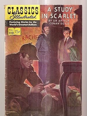 Seller image for A Study In Scarlet: Classics Illustrated August 1953 Number 110 for sale by biblioboy