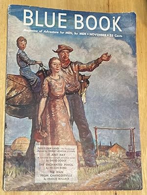 Bild des Verkufers fr Blue Book Magazine November 1946 Vol. 84, No. 1 zum Verkauf von biblioboy