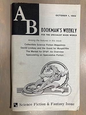 Seller image for AB Bookman's Weekly October 1, 1984 Vol 74 No 14 Special Science Fiction & Fantasy Issue for sale by biblioboy