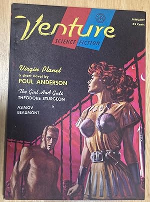 Image du vendeur pour Venture Science Fiction Magazine Vol. 1 No. 1 Whole No. 1 Jan. 1957 mis en vente par biblioboy