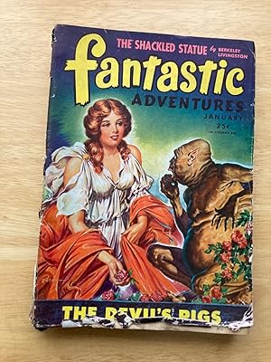 Image du vendeur pour Fantastic Adventures January 1945 Volume 7 Number 1 mis en vente par biblioboy