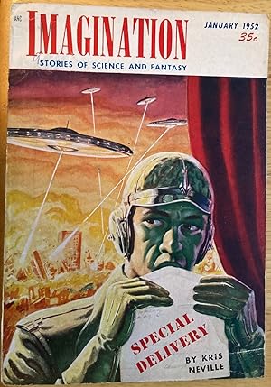 Image du vendeur pour Imagination: Stories of Science and Fantasy January 1952 Volume 3 Number 1 mis en vente par biblioboy