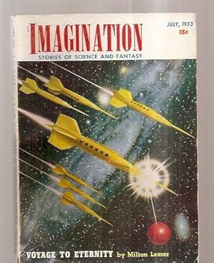 Image du vendeur pour Imagination: Stories Of Science And Fantasy July 1953 Volume 4 Number 6 mis en vente par biblioboy