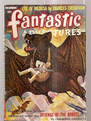 Bild des Verkufers fr Fantastic Adventures December 1952 Volume 14 Number 12 zum Verkauf von biblioboy