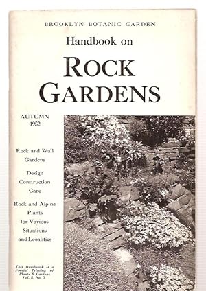 Immagine del venditore per Brooklyn Botanic Garden Handbook on Rock Gardens Autumn 1952 Plants & Gardens Vol. 8, No. 3 venduto da biblioboy