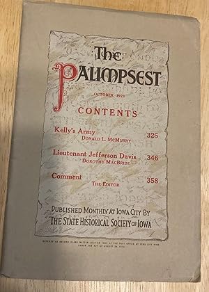 The Palimpsest October 1923 Vol. IV No. 10