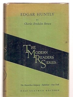 Seller image for EDGAR HUNTLY OR MEMOIRS OF A SLEEP-WALKER for sale by biblioboy