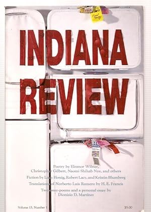 Bild des Verkufers fr Indiana Review Volume 13 Number 1 Winter 1989 zum Verkauf von biblioboy