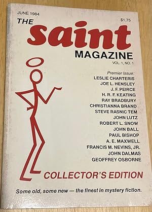 Imagen del vendedor de 162 The Saint Magazine June 1984 Volume 1, No. 1 Premier Issue // The Photos in this listing are of the magazine that is offered for sale a la venta por biblioboy