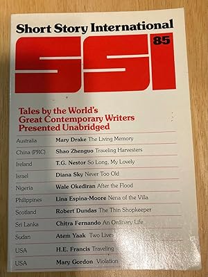 Immagine del venditore per Short Story International #85 Volume 15 Number 85 April 1991 Tales by World's Great Contemporary Writers Presented Unabridged venduto da biblioboy