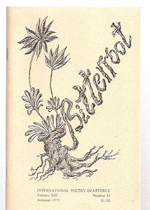 Bild des Verkufers fr Bitterroot: International Poetry Journal Volume XIII Number 53 Spring Autumn 1975 zum Verkauf von biblioboy