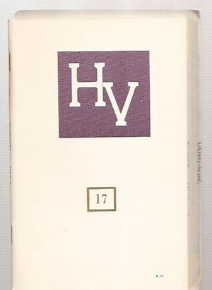 Imagen del vendedor de The Human Voice HV Volume IV Number 5 Whole Number 17 1968 a la venta por biblioboy