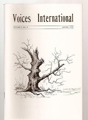 Image du vendeur pour Voices International: an International Literary Quarterly Volume 5 No. 4 Winter 1970 mis en vente par biblioboy