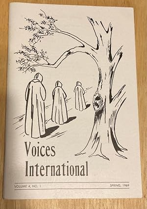 Bild des Verkufers fr Voices International: An International Literary Quarterly Volume 4 No. 1 Spring 1969 zum Verkauf von biblioboy