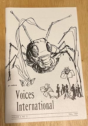 Imagen del vendedor de Voices International An International Literary Quarterly Volume 4 No. 3 Fall 1969 a la venta por biblioboy