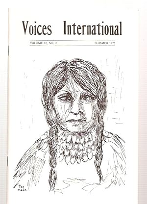 Seller image for Voices International Volume 10 No. 2 Summer 1975 An International Literary Quarterly for sale by biblioboy