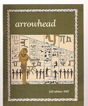 Bild des Verkufers fr Arrowhead Fall 1967 Vol. 20 No. 1 zum Verkauf von biblioboy