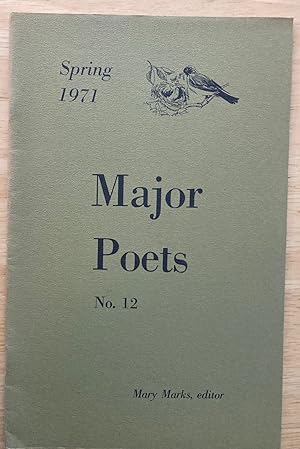 Bild des Verkufers fr Major Poets No. 12 Spring 1971 zum Verkauf von biblioboy
