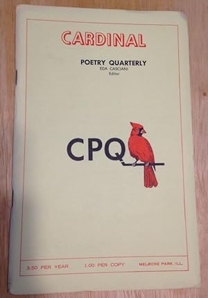 Image du vendeur pour Cardinal Poetry Quarterly / CPQ Volume III No. 2 Fall 1967 mis en vente par biblioboy