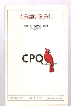 Image du vendeur pour Cardinal Poetry Quarterly / Cpq Volume V No. 1 September 1969 mis en vente par biblioboy