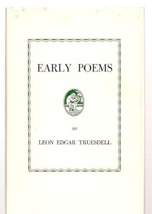 Image du vendeur pour EARLY POEMS mis en vente par biblioboy