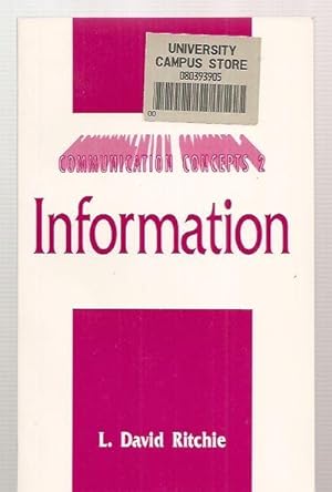 Seller image for INFORMATION: COMMUNICATION CONCEPTS 2 for sale by biblioboy