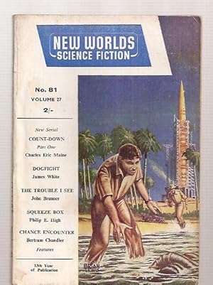 Bild des Verkufers fr New Worlds Science Fiction Monthly March 1959 Volume 27 No. 81 zum Verkauf von biblioboy