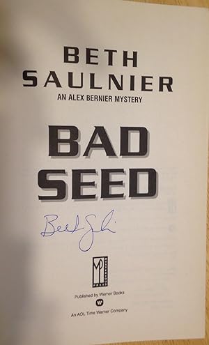 Seller image for Bad Seed An Alex Bernier Mystery for sale by biblioboy