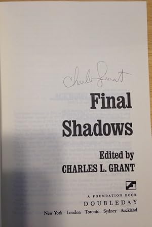 Seller image for Final Shadows for sale by biblioboy