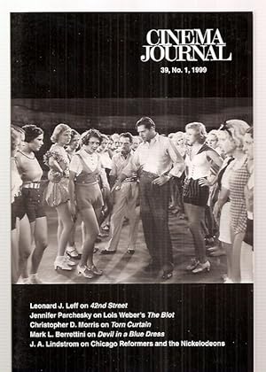 Bild des Verkufers fr Cinema Journal 39, No. 1, Fall 1999 the Journal of the Society for Cinema Studies zum Verkauf von biblioboy