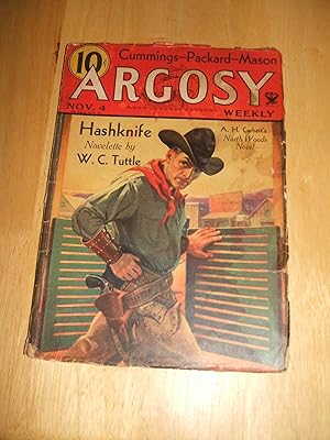 Imagen del vendedor de Argosy November 4, 1933 a la venta por biblioboy