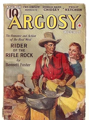 Image du vendeur pour Argosy Weekly for April 15, 1939 // The Photos in this listing are of the magazine that is offered for sale mis en vente par biblioboy