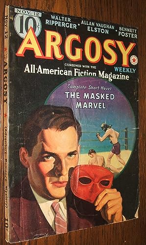 Image du vendeur pour Argosy Weekly for November 12, 1938 // The Photos in this listing are of the magazine that is offered for sale mis en vente par biblioboy