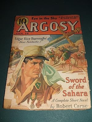 Seller image for ARGOSY JANUARY 16, 1937 VOLUME 270 NUMBER 2 [including "SEVEN WORLDS TO CONQUER" AKA BACK TO THE STONE AGE] for sale by biblioboy