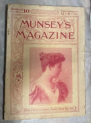 Immagine del venditore per Munsey's Magazine November 1894 Vol. XII No. 2 venduto da biblioboy