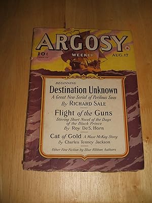 Argosy Weekly for August 17th, 1940 // The Photos in this listing are of the magazine that is off...