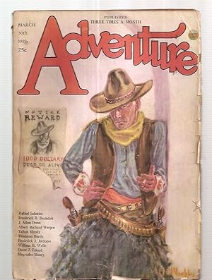 Adventure March 30th 1923 Vol. 39 [Xxxix] No. 6
