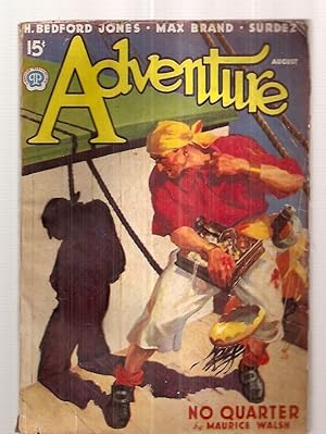 Adventure for August 1937 Vol. 97 No. 4