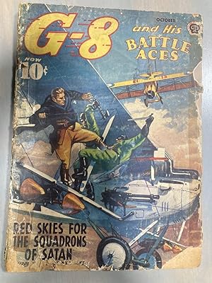 Immagine del venditore per G-8 and His Battle Aces October 1940 Vol. 22 No. 1 ["Red Skies for the Squadrons of Satan"] venduto da biblioboy