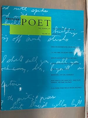 Seller image for American Poet: the Journal of the Academy of American Poets Volume 40 Spring 2011 for sale by biblioboy