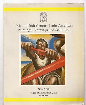 CHRISTIE'S 19TH AND 20TH CENTURY LATIN AMERICAN PAINTINGS, DRAWINGS AND SCULPTURE: NEW YORK TUESD...